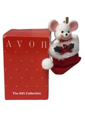 Avon “Peek-a-Boo Mouse” Christmas Ornament